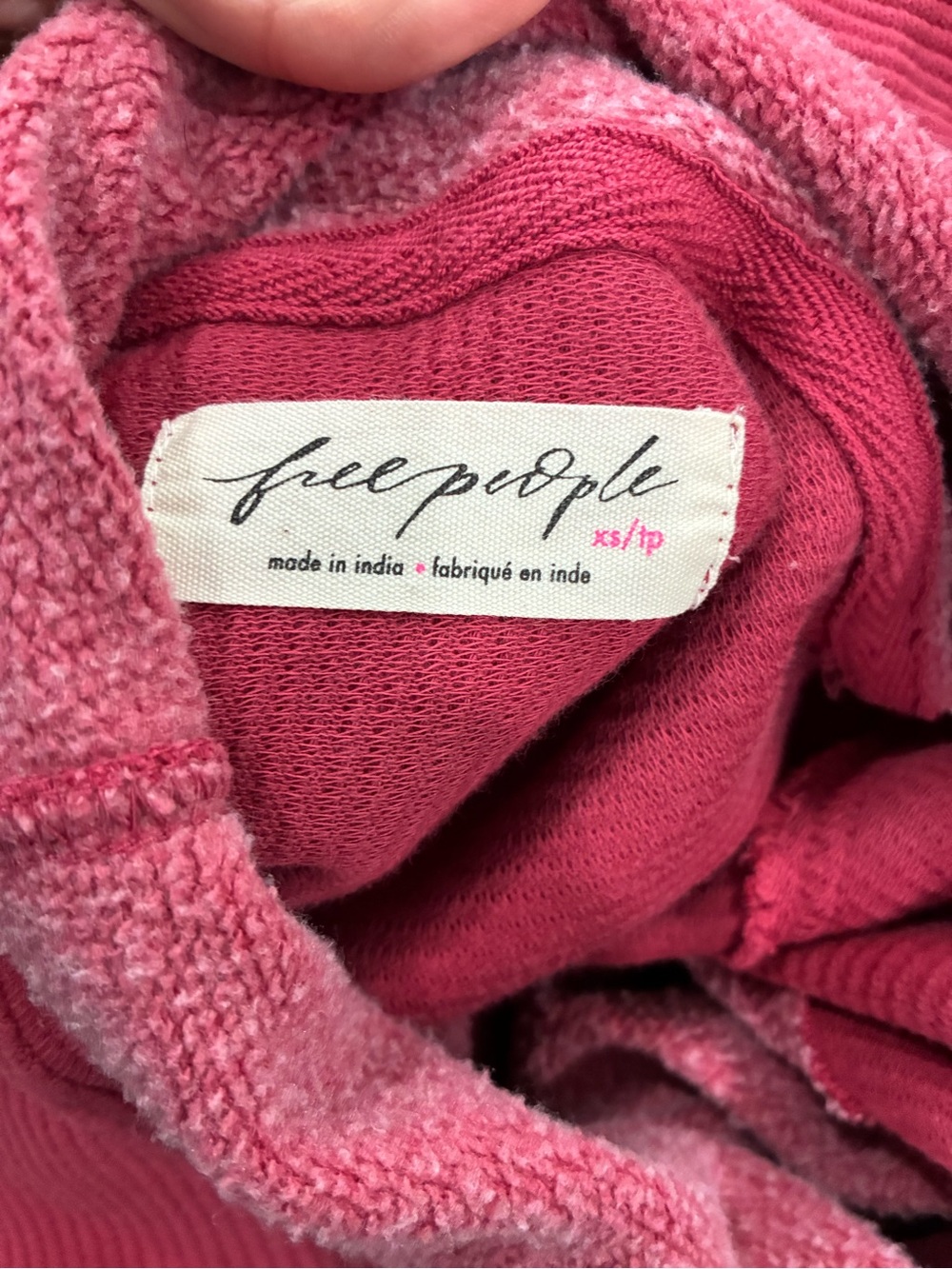 Free People Plush Raspberry Pullover - Picture 6 of 7